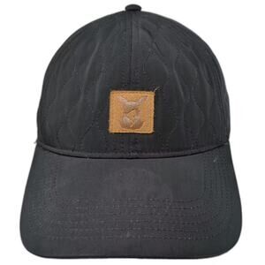 Pokémon Pikachu Quilted Black Baseball Cap One Size Adjustable Slideback